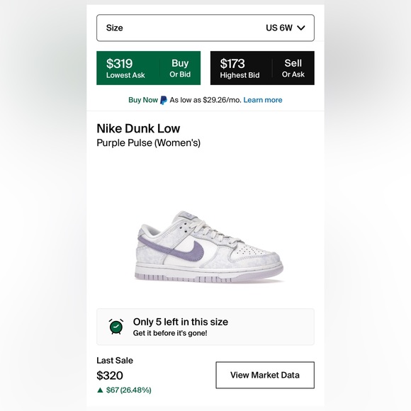 Nike Dunk Low Purple Pulse - Picture 2 of 10